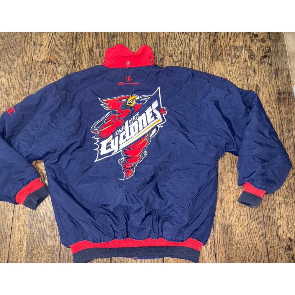 Vintage starter champion Iowa state cyclones embroidered coat Youth L - Picture 2 of 6